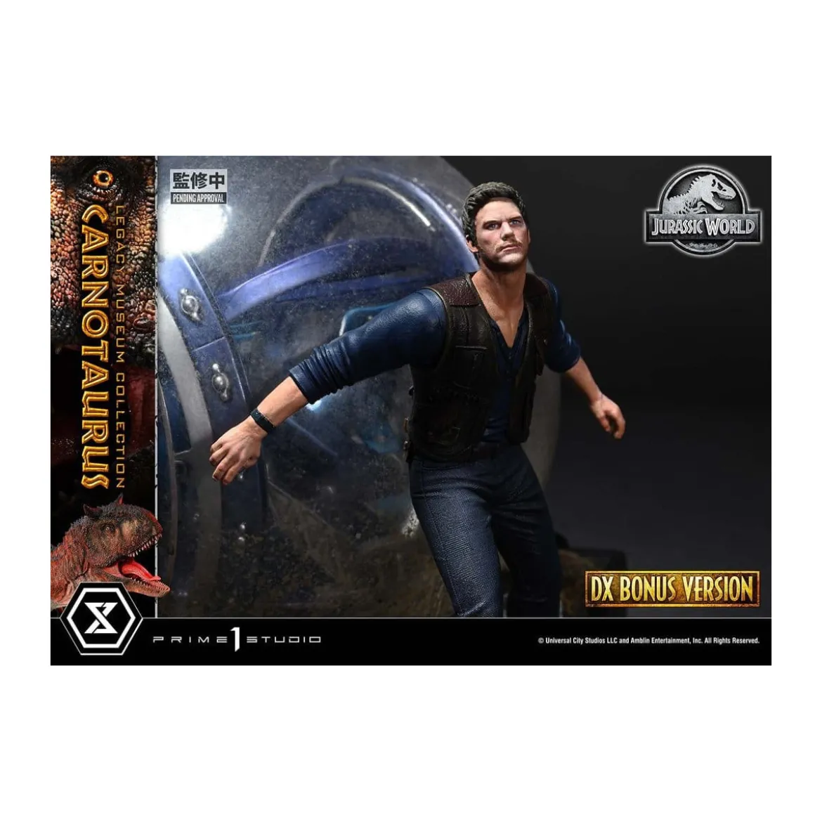 Prime 1 Studio - Jurassic World - Carnotaurus Legacy Museum Collection Deluxe Bonus Version 1/15