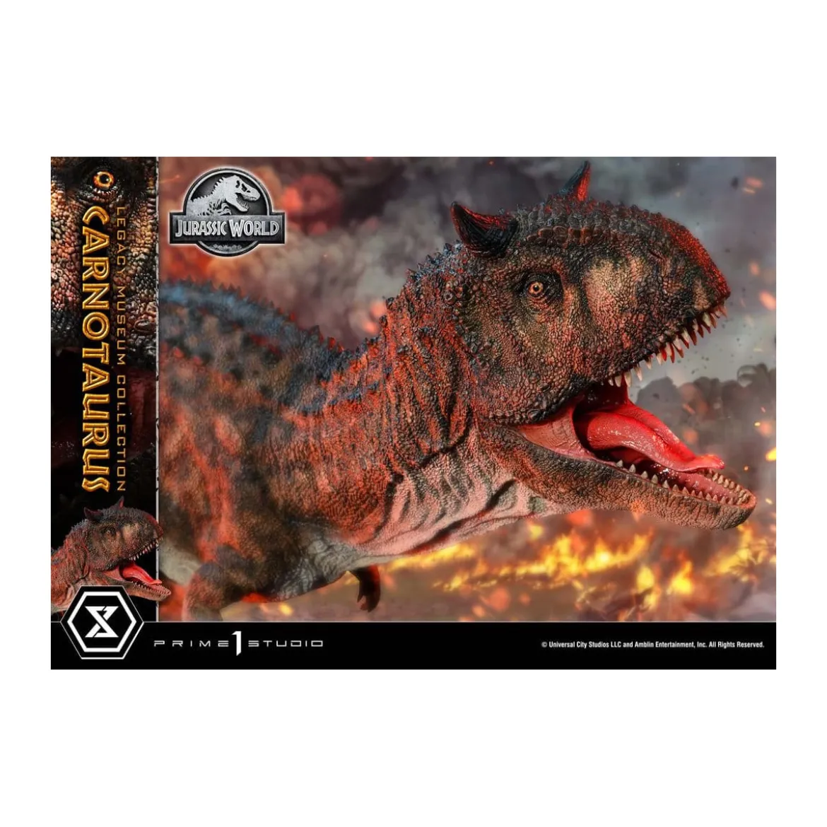Prime 1 Studio - Jurassic World - Carnotaurus Legacy Museum Collection Deluxe Bonus Version 1/15