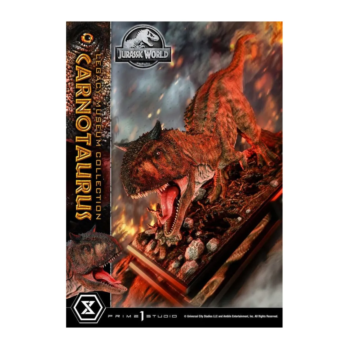 Prime 1 Studio - Jurassic World - Carnotaurus Legacy Museum Collection Deluxe Bonus Version 1/15