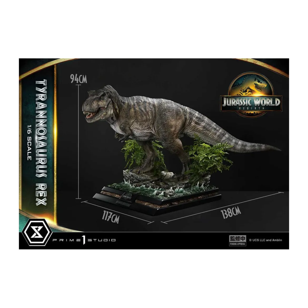 Prime 1 Studio - Jurassic World : Renaissance - Legacy Museum Collection 1/6 Tyrannosaurus Rex T-rex