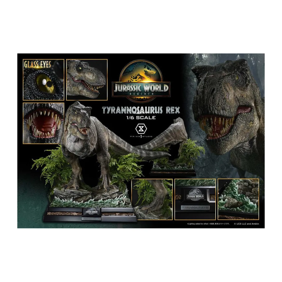 Prime 1 Studio - Jurassic World : Renaissance - Legacy Museum Collection 1/6 Tyrannosaurus Rex Bonus Version