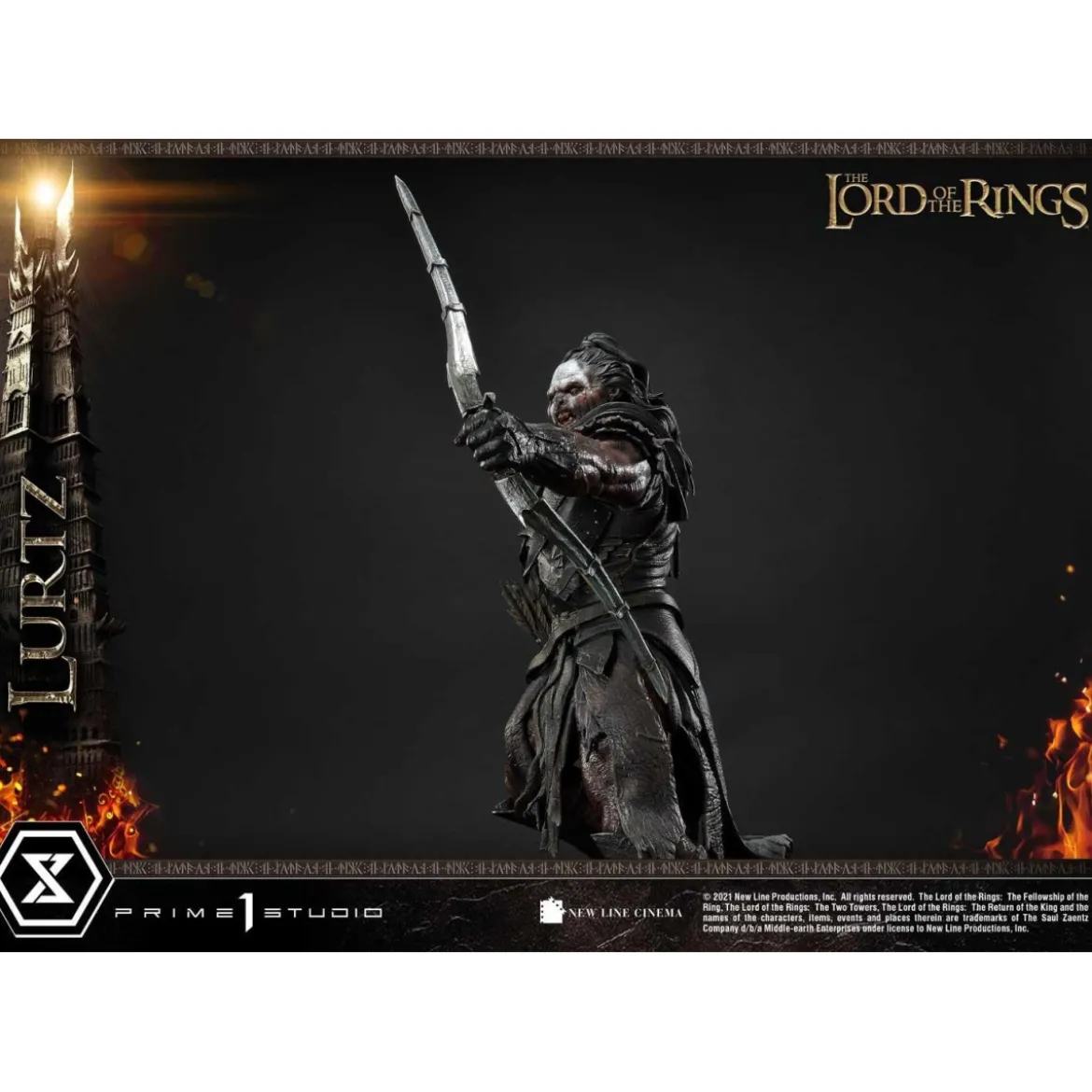 Prime 1 Studio - Lurtz Ex version 1/4 - LOTR - Le Seigneur des Anneaux