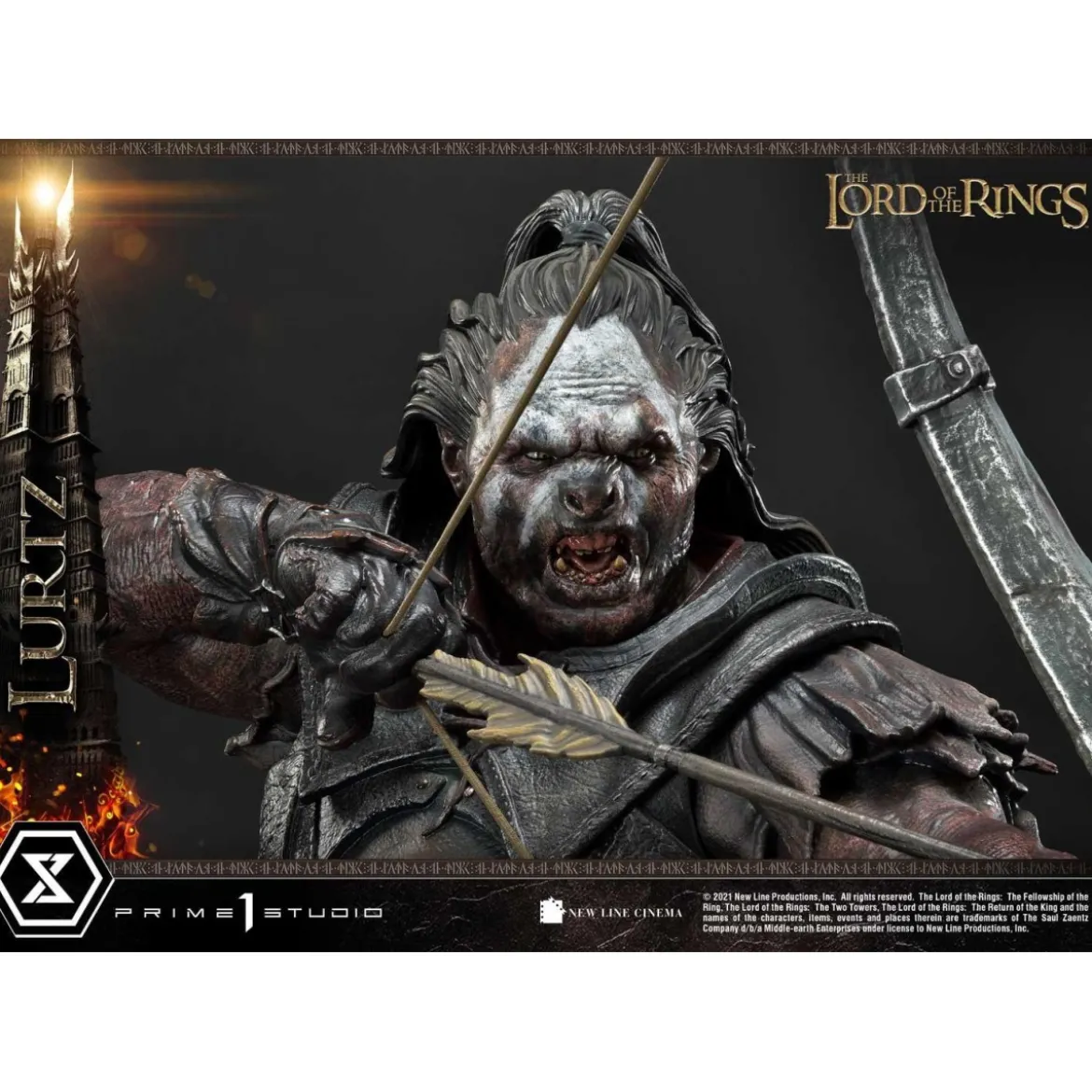 Prime 1 Studio - Lurtz Ex version 1/4 - LOTR - Le Seigneur des Anneaux