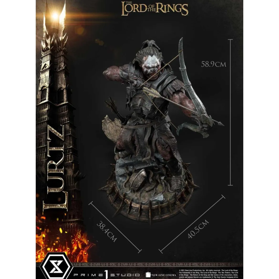 Prime 1 Studio - Lurtz Ex version 1/4 - LOTR - Le Seigneur des Anneaux