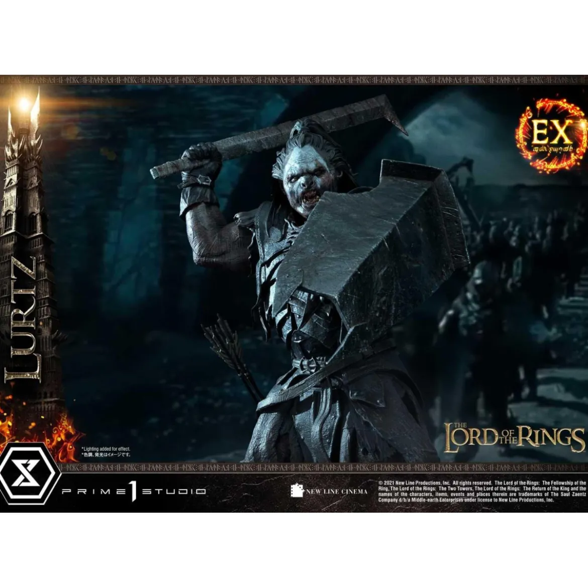 Prime 1 Studio - Lurtz Ex version 1/4 - LOTR - Le Seigneur des Anneaux