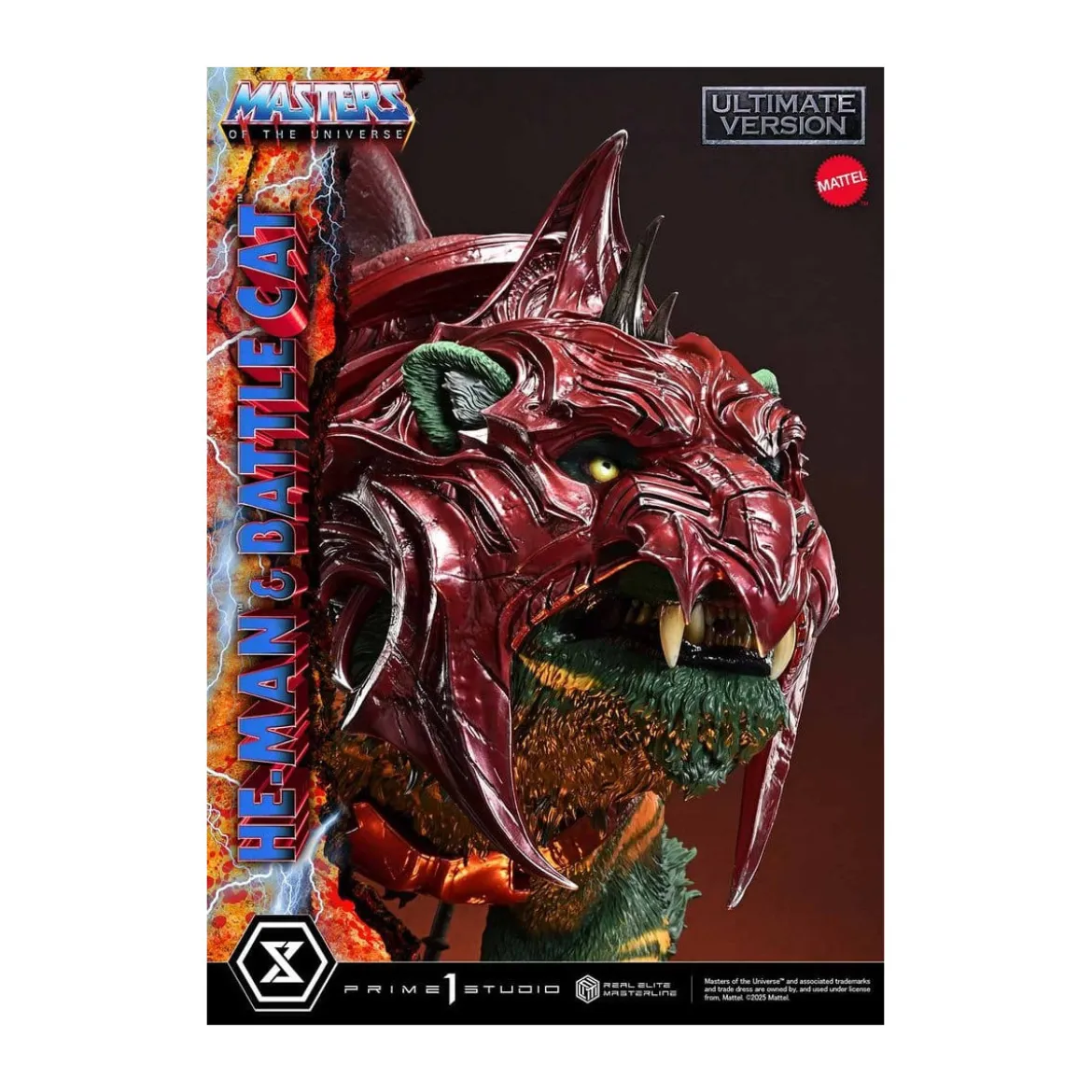 Prime 1 Studio - Masters of the Universe - He-Man & Battle Cat Ultimate Bonus Version - Real Elite Masterline Series 1/4