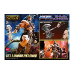 Prime 1 Studio - Masters of the Universe - He-Man & Battle Cat Ultimate Bonus Version - Real Elite Masterline Series 1/4