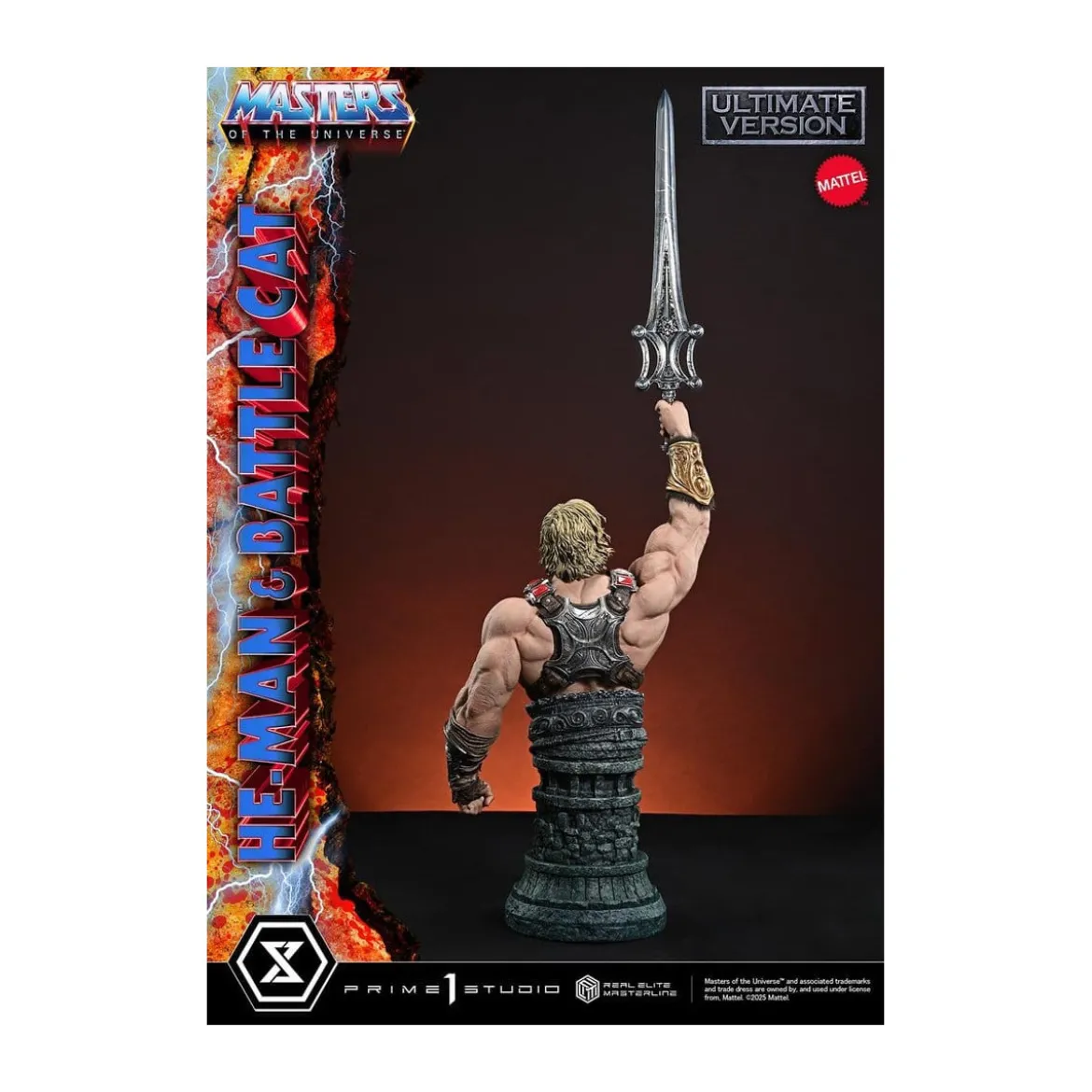 Prime 1 Studio - Masters of the Universe - He-Man & Battle Cat Ultimate Bonus Version - Real Elite Masterline Series 1/4