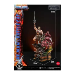 Prime 1 Studio - Masters of the Universe - He-Man & Battle Cat Ultimate Bonus Version - Real Elite Masterline Series 1/4