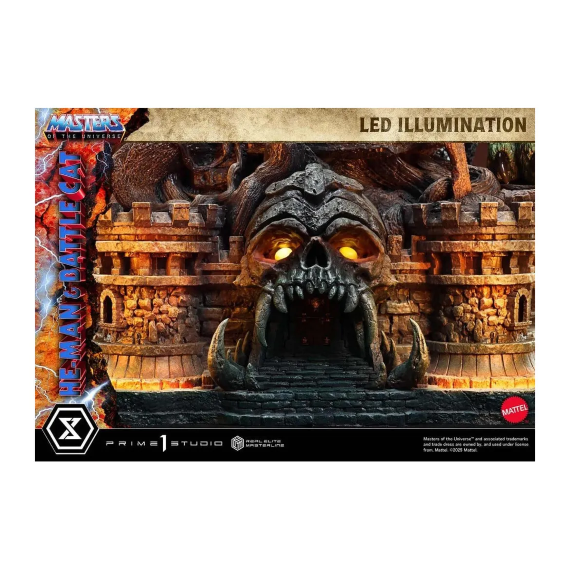 Prime 1 Studio - Masters of the Universe - He-Man & Battle Cat Ultimate Version - Real Elite Masterline Series 1/4