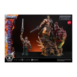Prime 1 Studio - Masters of the Universe - He-Man & Battle Cat Ultimate Version - Real Elite Masterline Series 1/4