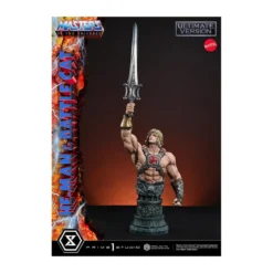 Prime 1 Studio - Masters of the Universe - He-Man & Battle Cat Ultimate Version - Real Elite Masterline Series 1/4