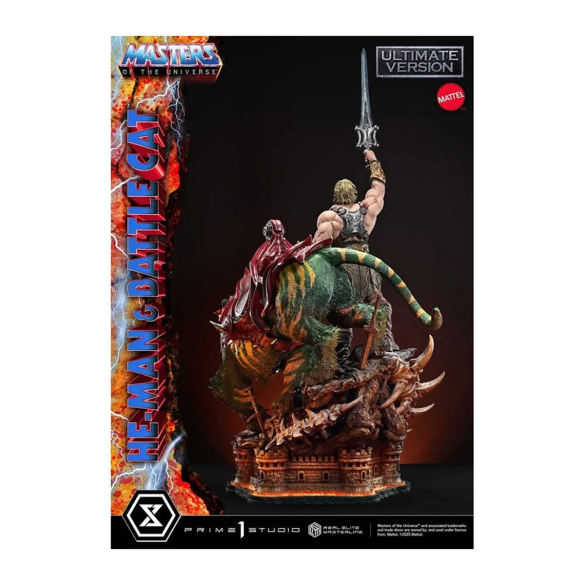 Prime 1 Studio - Masters of the Universe - He-Man & Battle Cat Ultimate Version - Real Elite Masterline Series 1/4
