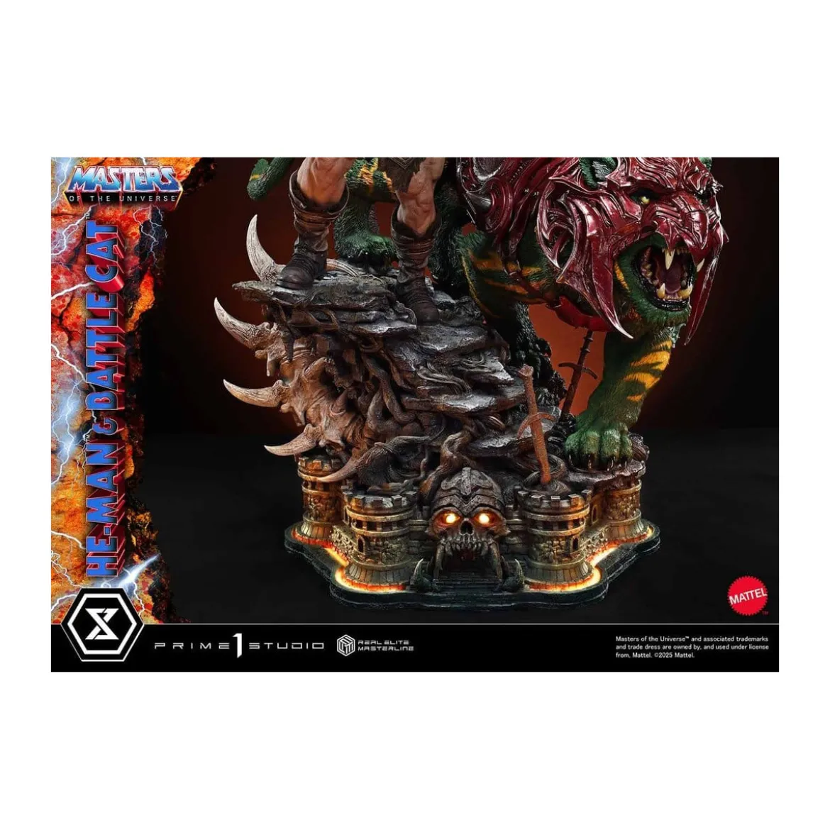 Prime 1 Studio - Masters of the Universe - He-Man & Battle Cat Ultimate Version - Real Elite Masterline Series 1/4