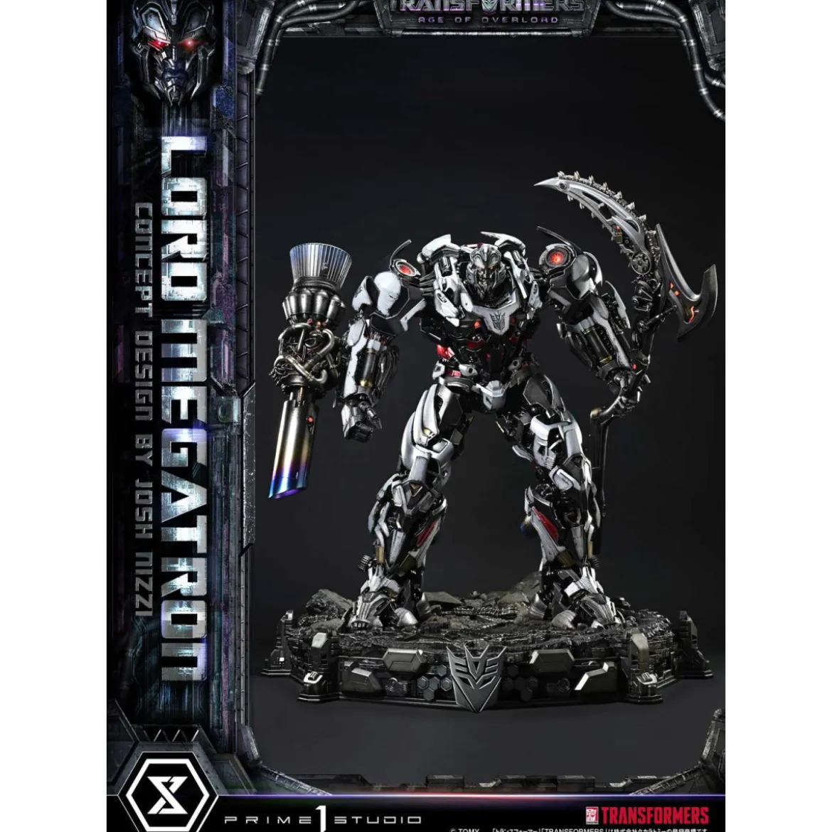 Prime 1 Studio - Megatron Overlord Bonus Version - Transformers Age of Overlord