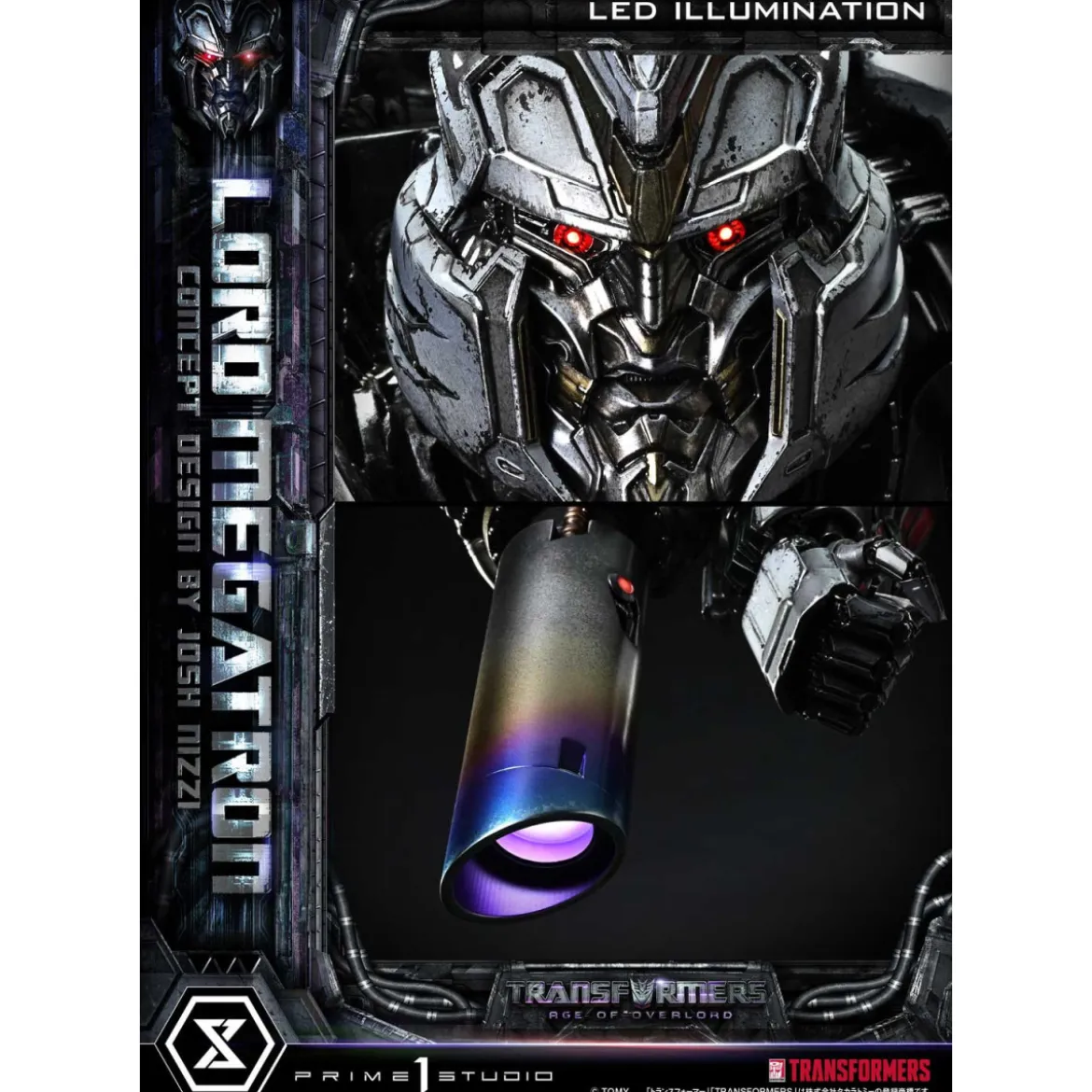 Prime 1 Studio - Megatron Overlord Bonus Version - Transformers Age of Overlord
