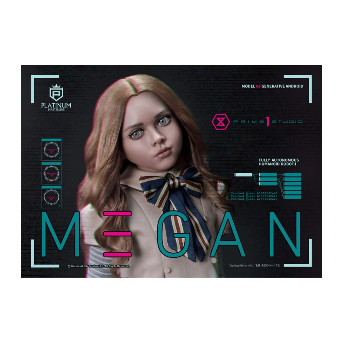 Prime 1 Studio - M3GAN - Megan Bonus Ver. Platinum Masterline Series 1/3