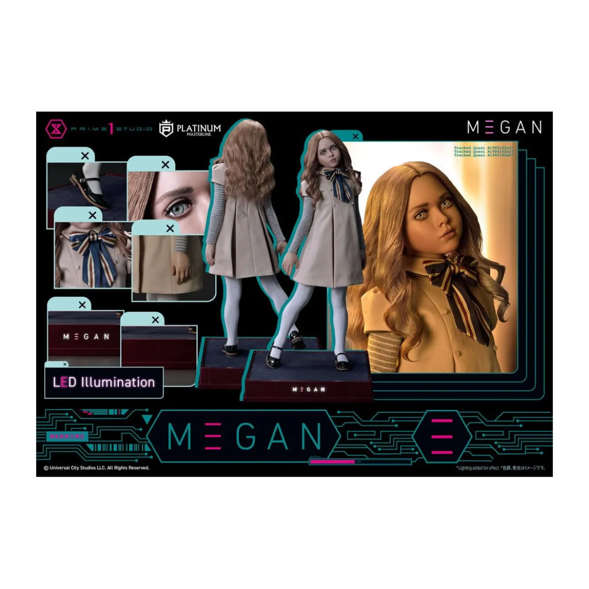 Prime 1 Studio - M3GAN - Megan Bonus Ver. Platinum Masterline Series 1/3