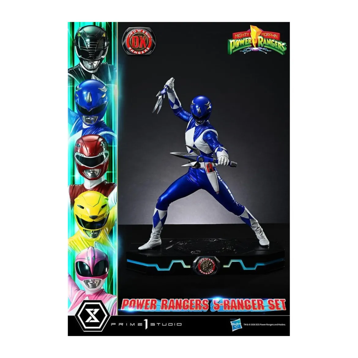 Prime 1 Studio - Mighty Morphin Power Rangers Premium Masterline Set de 5 statuettes 1/4 Deluxe Version Bonus