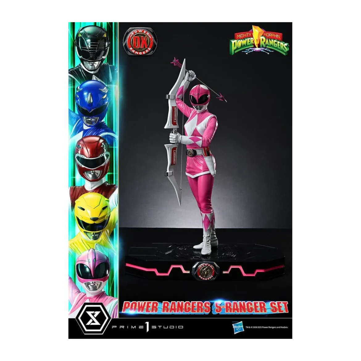 Prime 1 Studio - Mighty Morphin Power Rangers Premium Masterline Set de 5 statuettes 1/4 Deluxe Version Bonus