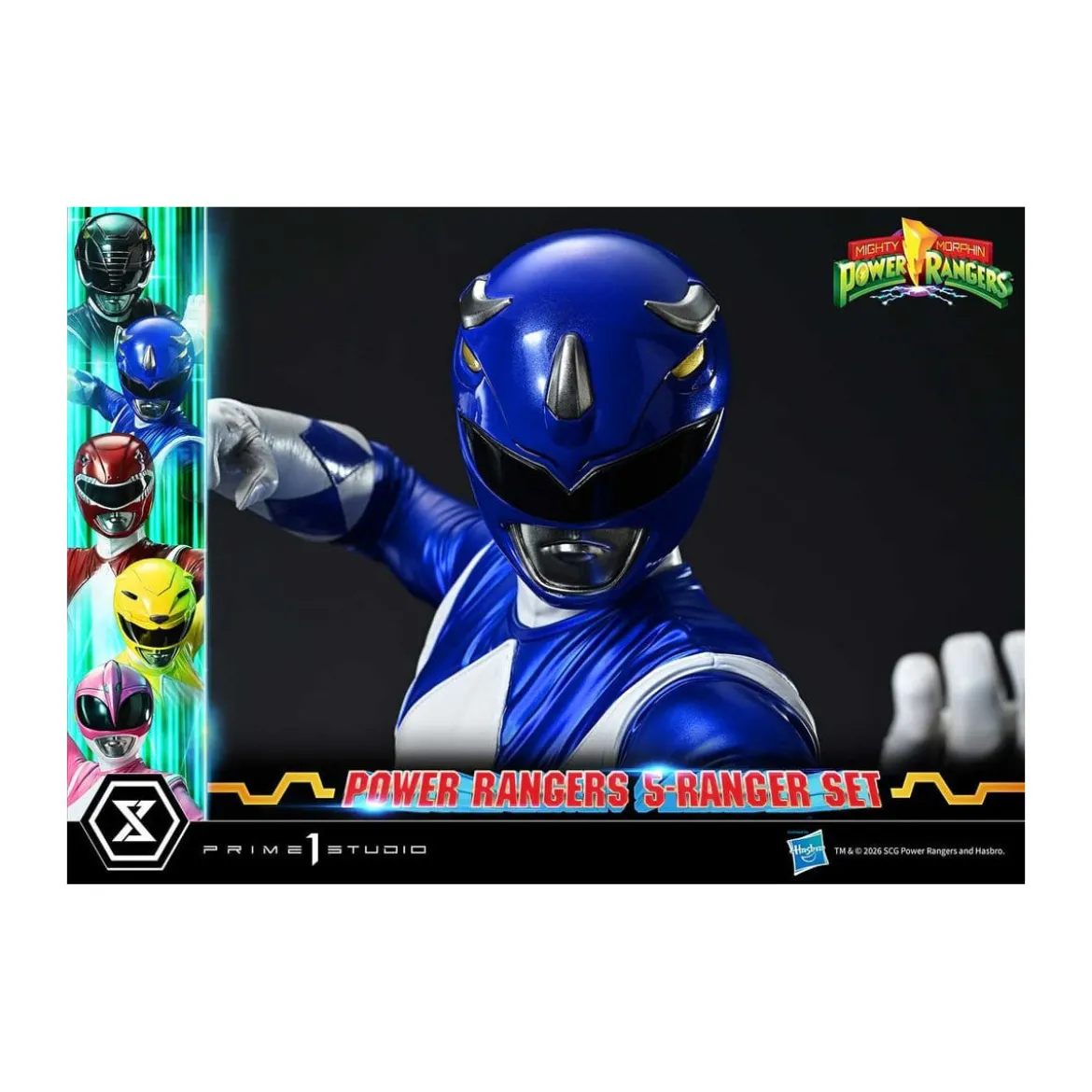 Prime 1 Studio - Mighty Morphin Power Rangers Premium Masterline Set de 5 statuettes 1/4 Deluxe Version Bonus