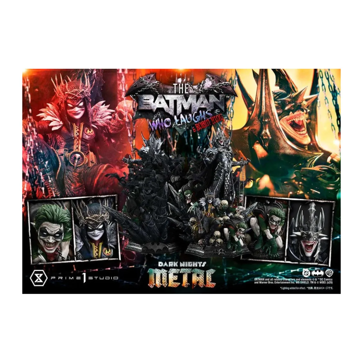 Prime 1 Studio - Museum Masterline 1/3 - The Batman Who Laughs & Robin King - Dark Nights: Death Metal