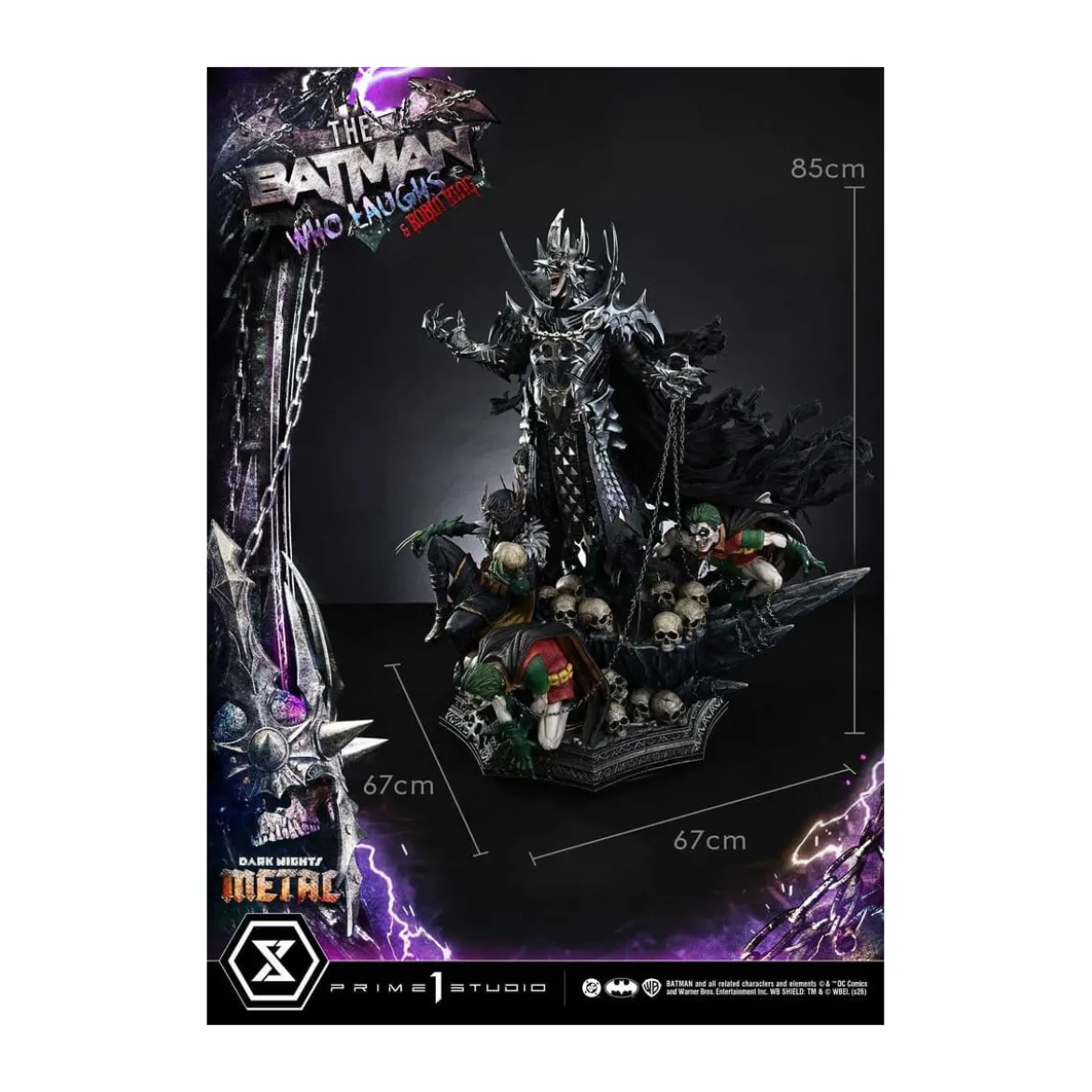 Prime 1 Studio - Museum Masterline 1/3 - The Batman Who Laughs & Robin King Deluxe Version - Dark Nights: Death Metal