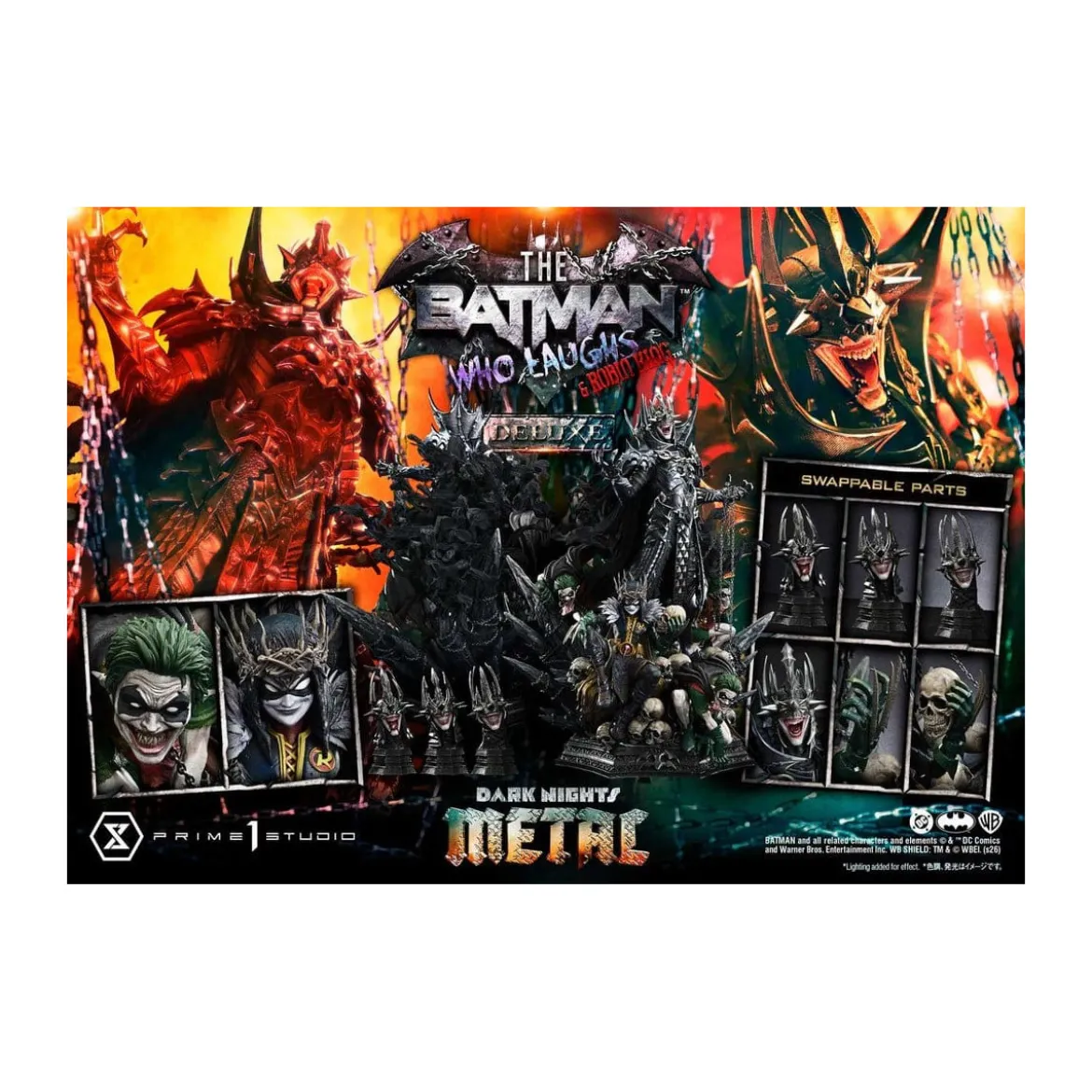 Prime 1 Studio - Museum Masterline 1/3 - The Batman Who Laughs & Robin King Deluxe Version - Dark Nights: Death Metal
