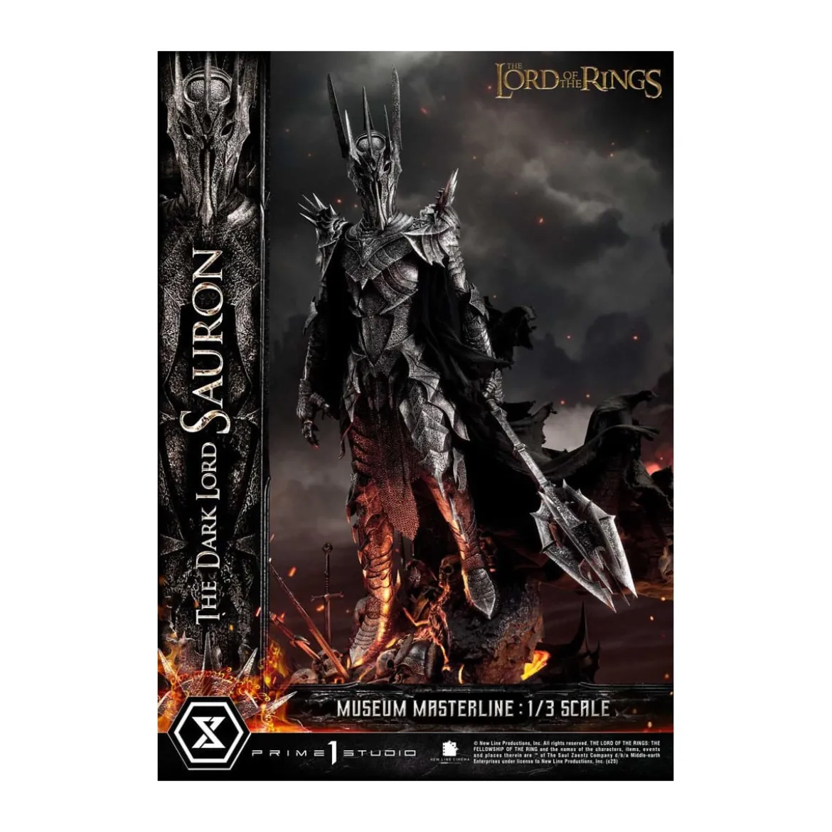 Prime 1 Studio - Museum Masterline Series 1/3 The Dark Lord Sauron Bonus Version - Le Seigneur des Anneaux