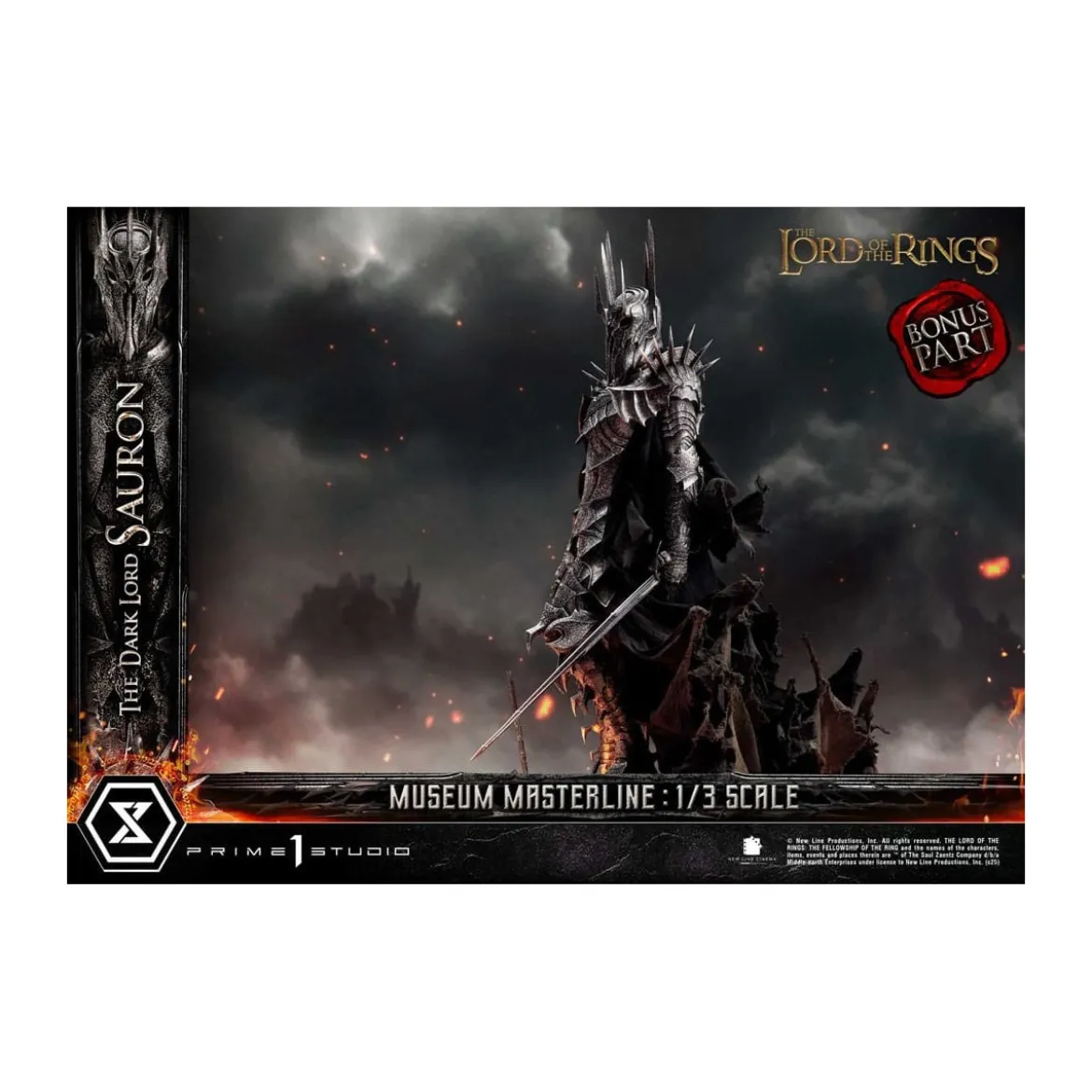 Prime 1 Studio - Museum Masterline Series 1/3 The Dark Lord Sauron Bonus Version - Le Seigneur des Anneaux