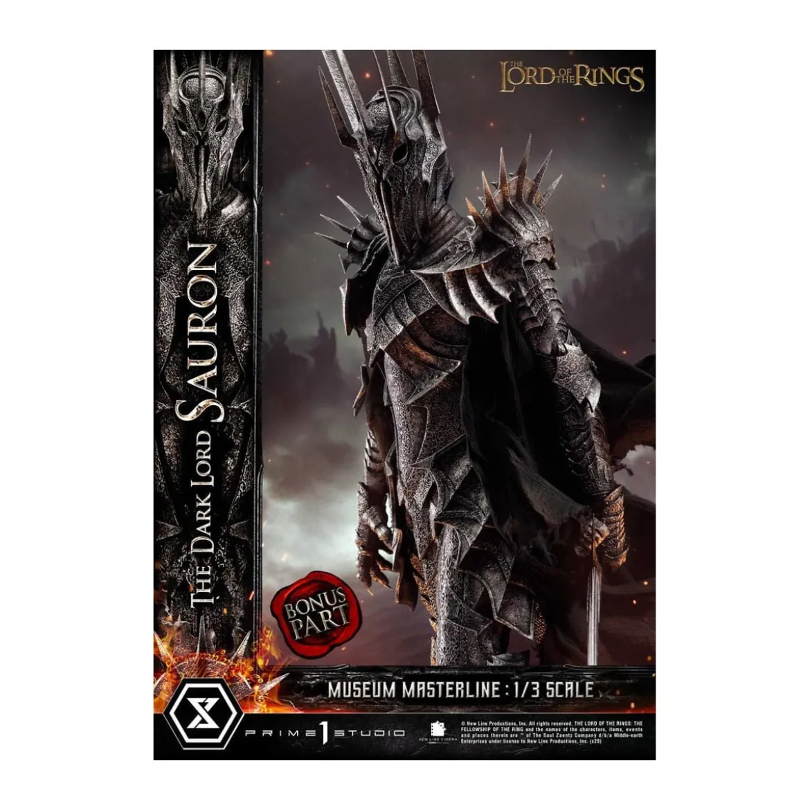 Prime 1 Studio - Museum Masterline Series 1/3 The Dark Lord Sauron Bonus Version - Le Seigneur des Anneaux