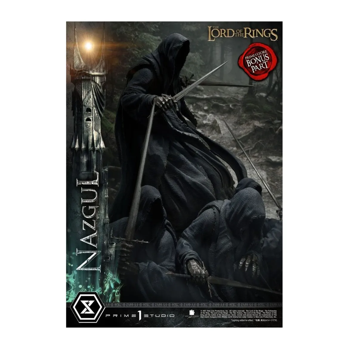 Prime 1 Studio - Nazgul Bonus Version 1/4 - LOTR - Le Seigneur des Anneaux