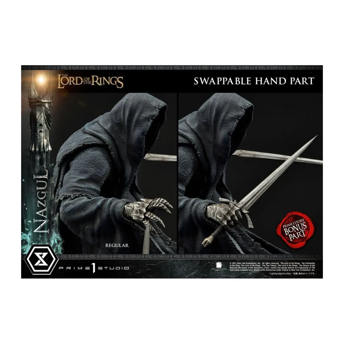 Prime 1 Studio - Nazgul Bonus Version 1/4 - LOTR - Le Seigneur des Anneaux