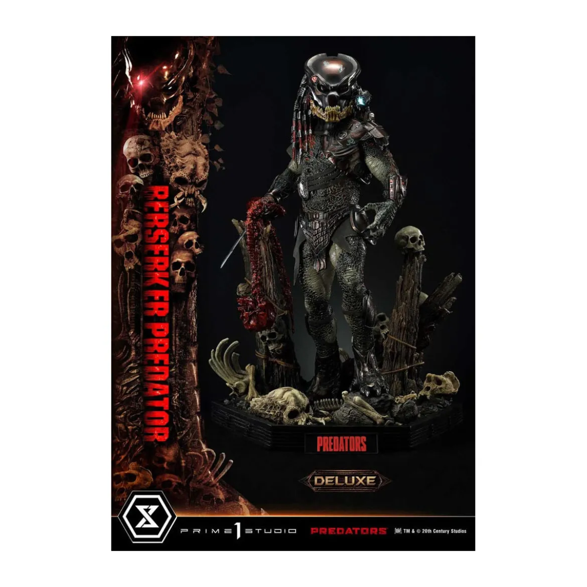 Prime 1 Studio - Predators - Berserker Predator Deluxe Bonus Version Premium Masterline Series 1/3