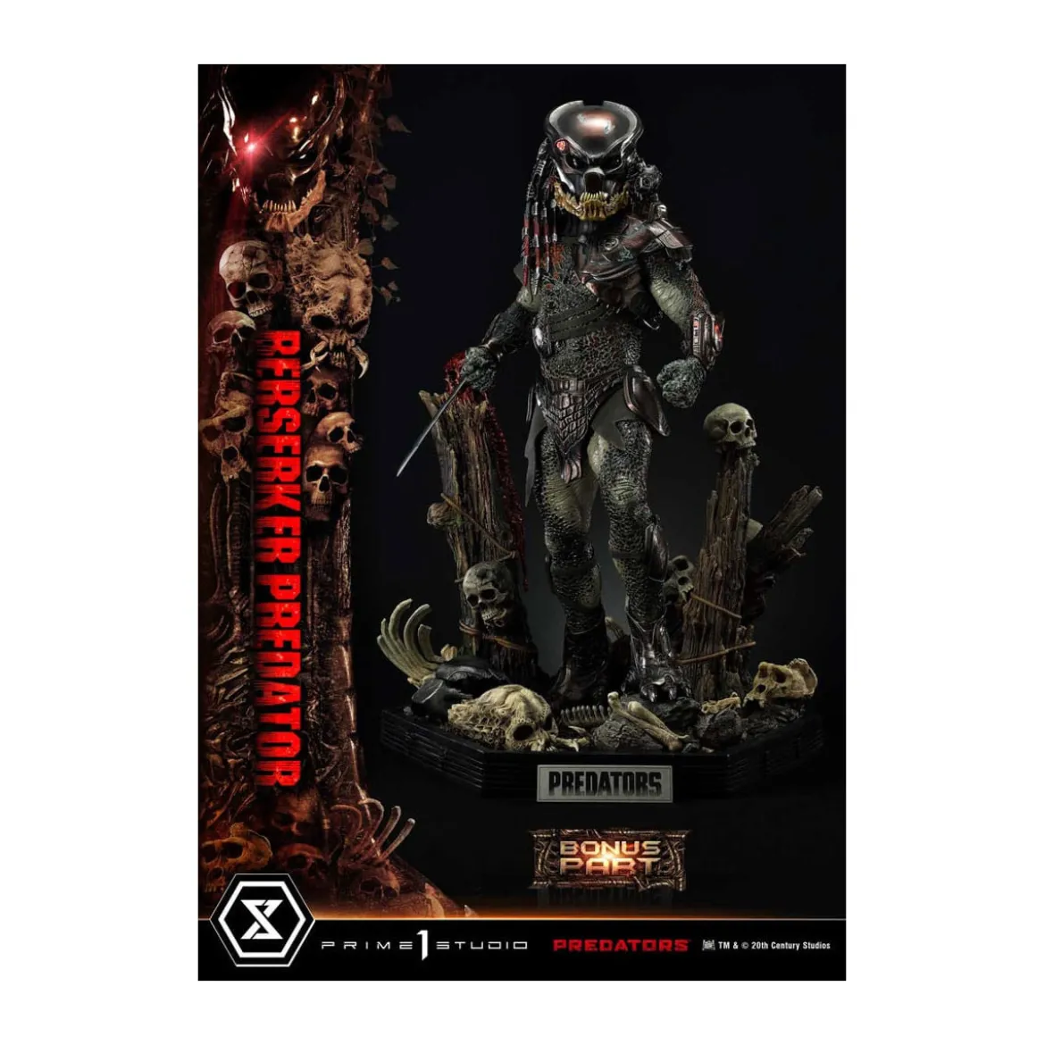 Prime 1 Studio - Predators - Berserker Predator Deluxe Bonus Version Premium Masterline Series 1/3
