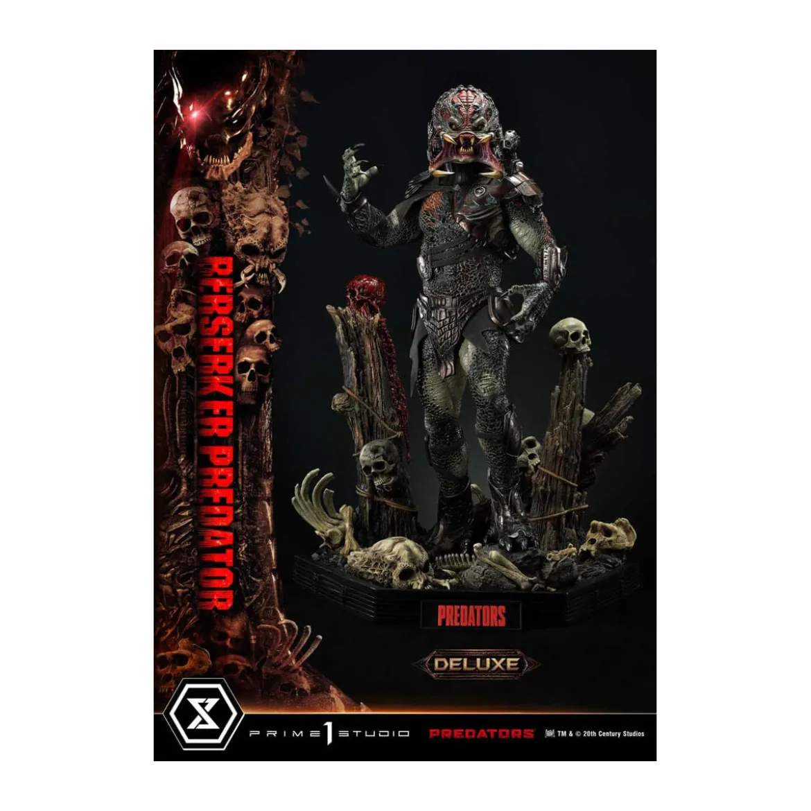 Prime 1 Studio - Predators - Berserker Predator Deluxe Bonus Version Premium Masterline Series 1/3