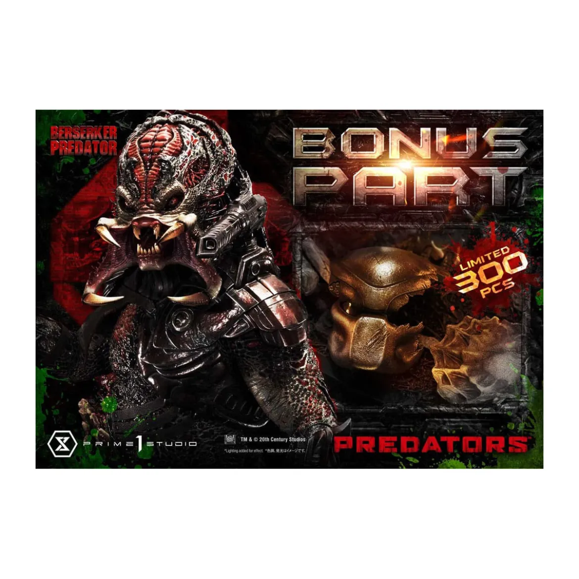 Prime 1 Studio - Predators - Berserker Predator Deluxe Bonus Version Premium Masterline Series 1/3