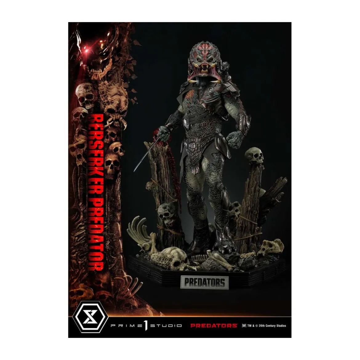 Prime 1 Studio - Predators - Berserker Predator Deluxe Bonus Version Premium Masterline Series 1/3