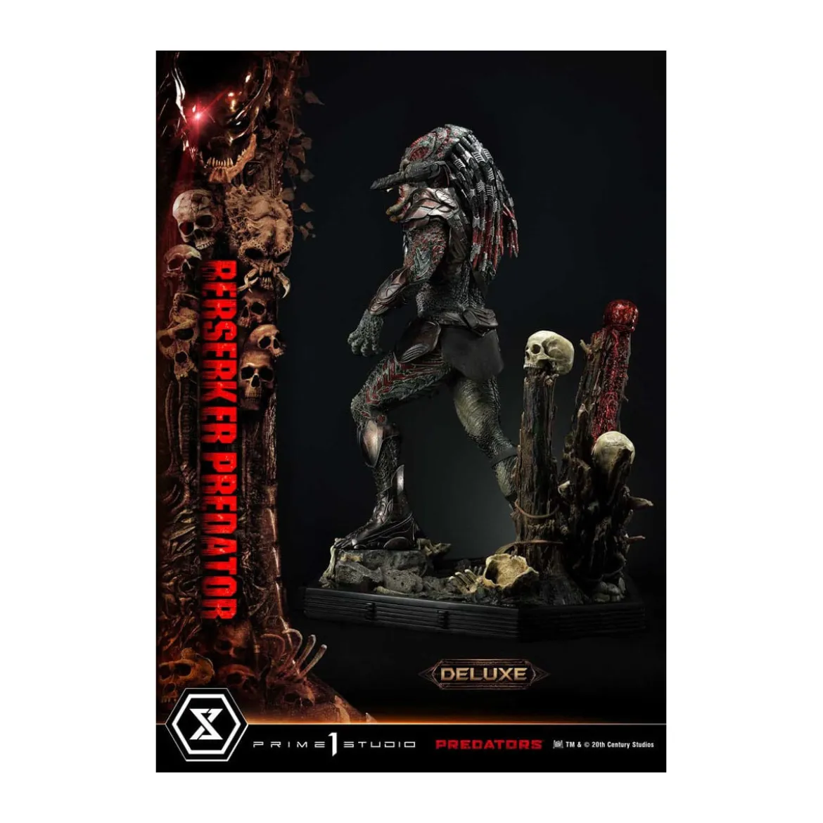 Prime 1 Studio - Predators - Berserker Predator Deluxe Bonus Version Premium Masterline Series 1/3