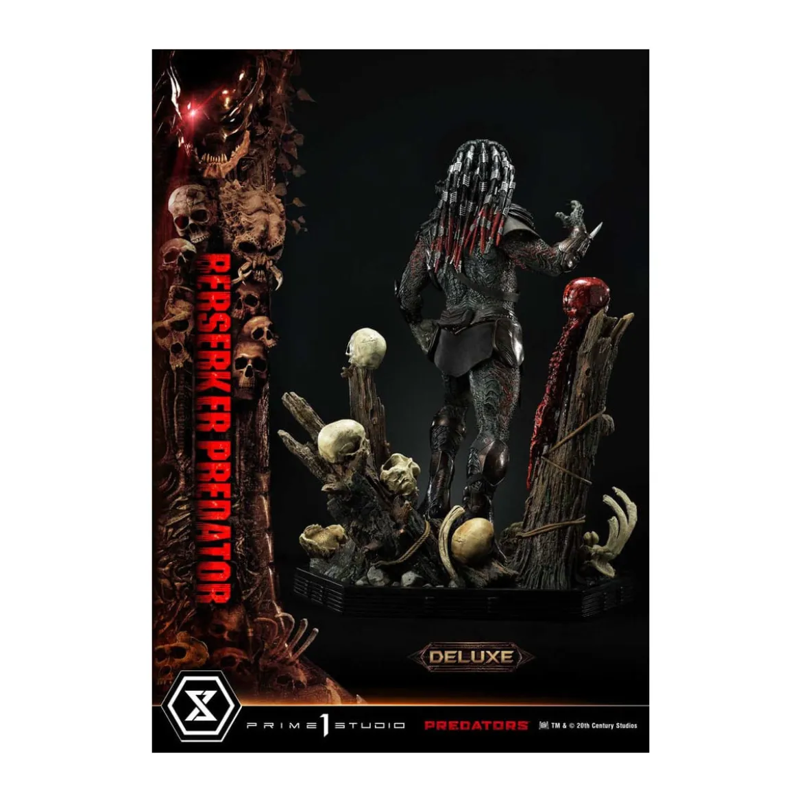 Prime 1 Studio - Predators - Berserker Predator Deluxe Bonus Version Premium Masterline Series 1/3