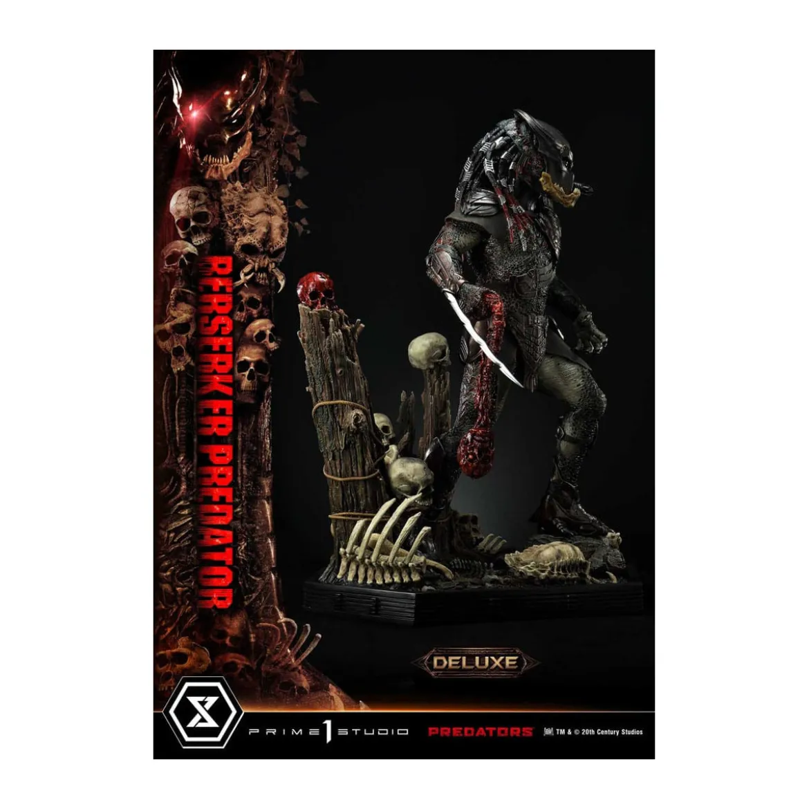 Prime 1 Studio - Predators - Berserker Predator Deluxe Bonus Version Premium Masterline Series 1/3