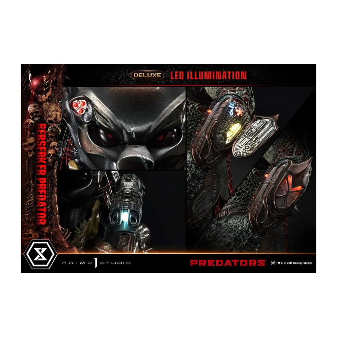 Prime 1 Studio - Predators - Berserker Predator Deluxe Bonus Version Premium Masterline Series 1/3