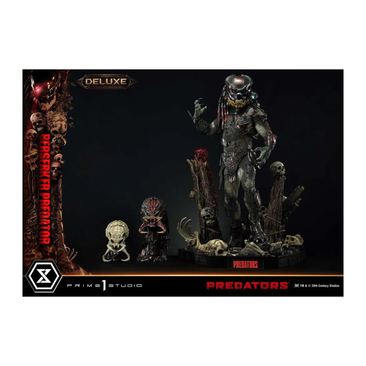 Prime 1 Studio - Predators - Berserker Predator Deluxe Bonus Version Premium Masterline Series 1/3