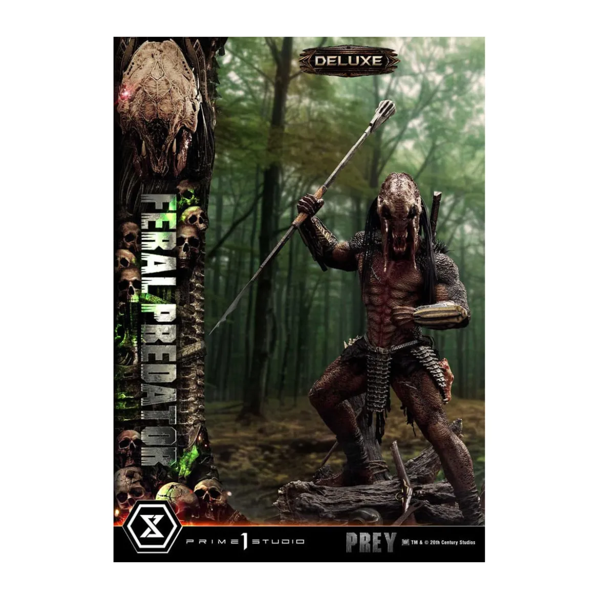 Prime 1 Studio - Prey - Feral Predator Deluxe Bonus Version Museum Masterline Series 1/3
