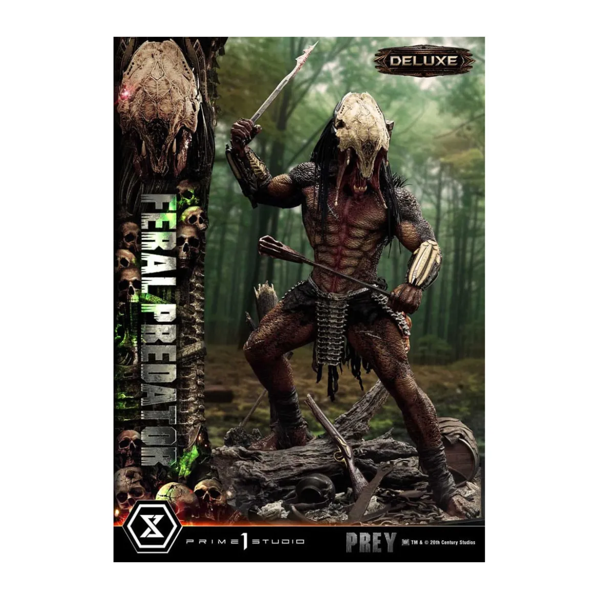 Prime 1 Studio - Prey - Feral Predator Deluxe Bonus Version Museum Masterline Series 1/3