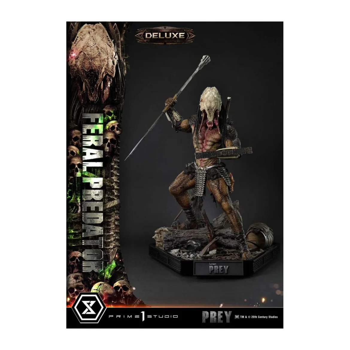 Prime 1 Studio - Prey - Feral Predator Deluxe Bonus Version Museum Masterline Series 1/3