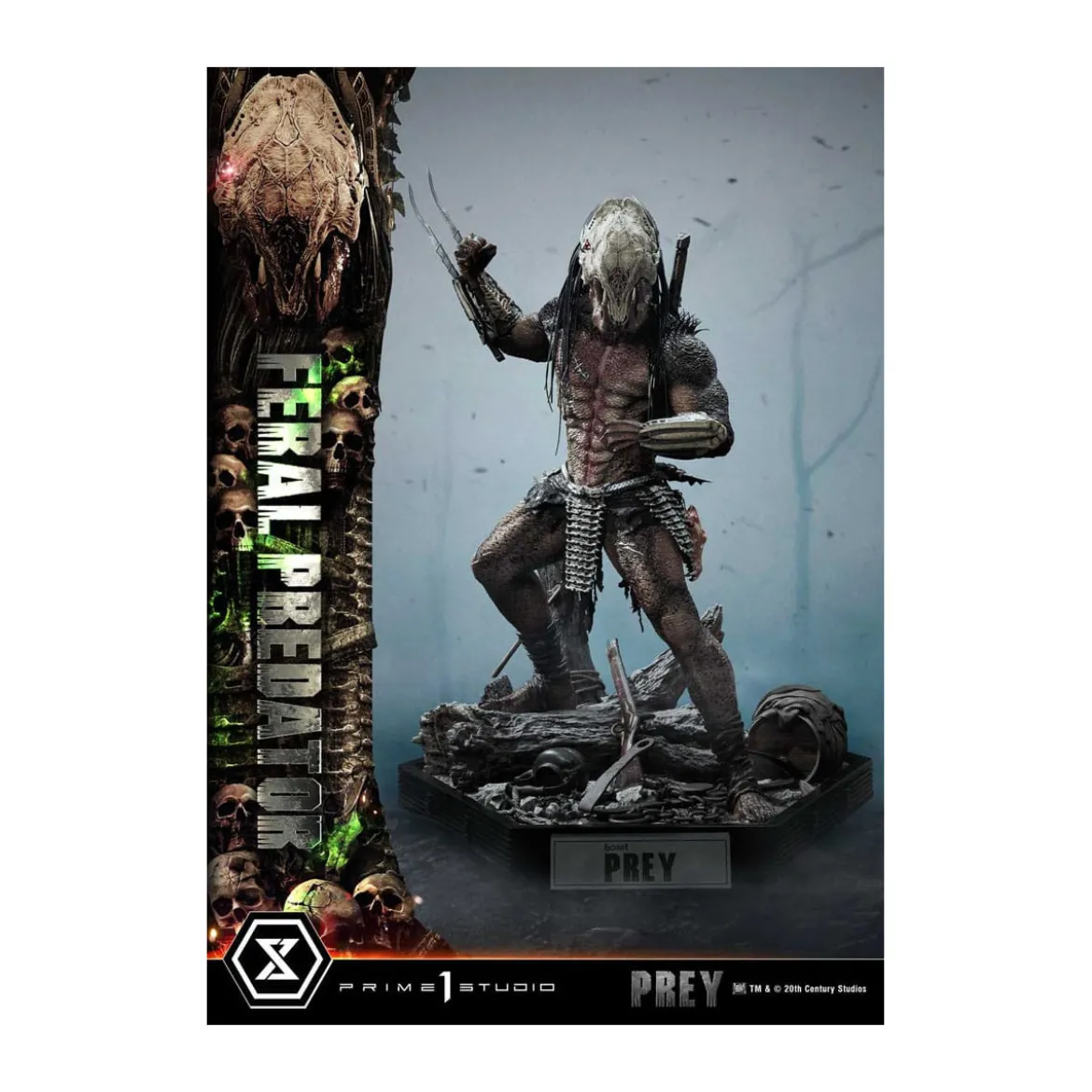 Prime 1 Studio - Prey - Feral Predator Deluxe Bonus Version Museum Masterline Series 1/3