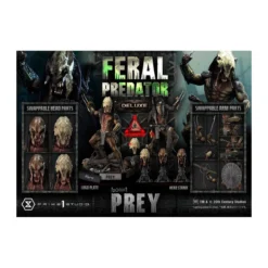 Prime 1 Studio - Prey - Feral Predator Deluxe Bonus Version Museum Masterline Series 1/3