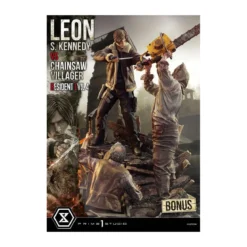 Prime 1 Studio - Resident Evil 4 Leon S. Kennedy vs. Chainsaw Villager Bonus Ver. - Ultimate Premium Masterline Series 1/4