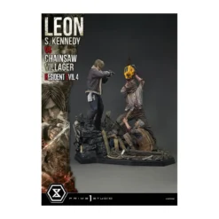 Prime 1 Studio - Resident Evil 4 Leon S. Kennedy vs. Chainsaw Villager Bonus Ver. - Ultimate Premium Masterline Series 1/4